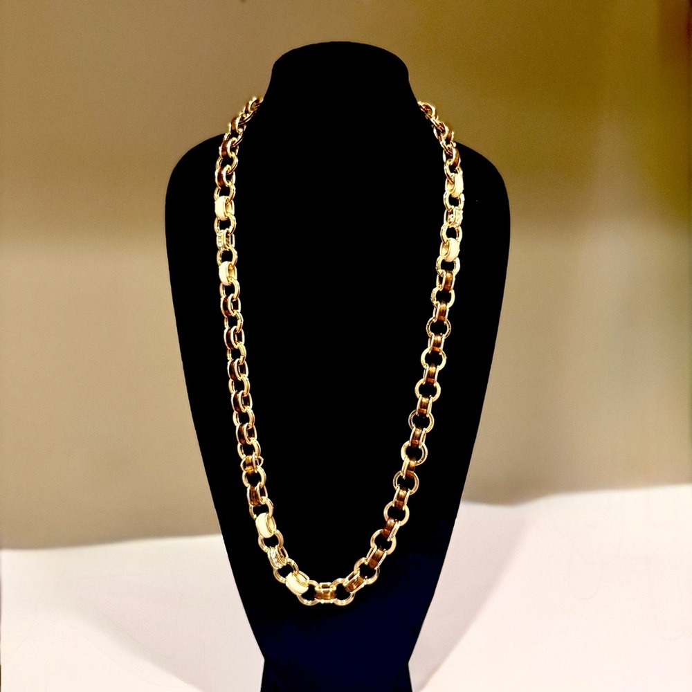 Talbots Gold and Tortoise Link Necklace - Picture 14 of 14
